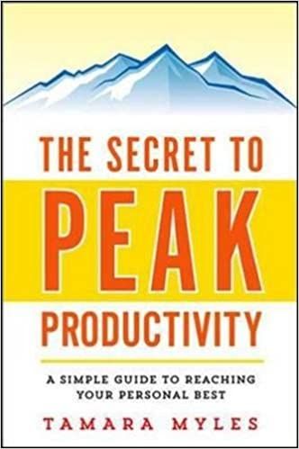 Libro 'The Secret to Peak Productivity'