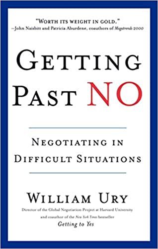 Book 'Getting Past No'