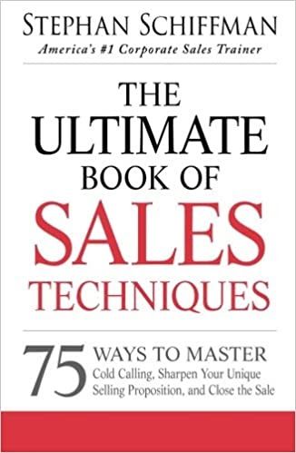 Book 'The Ultimate Book of Sales Techniques'.