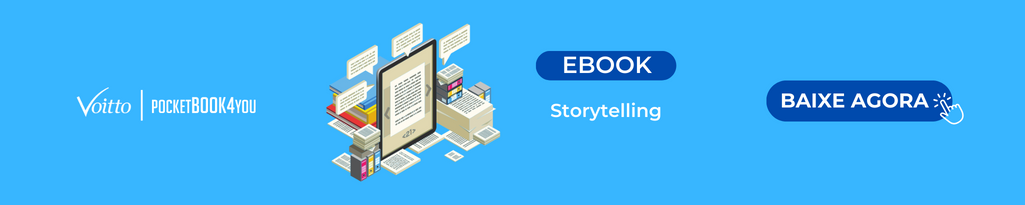Banner do ebook "Storytelling".