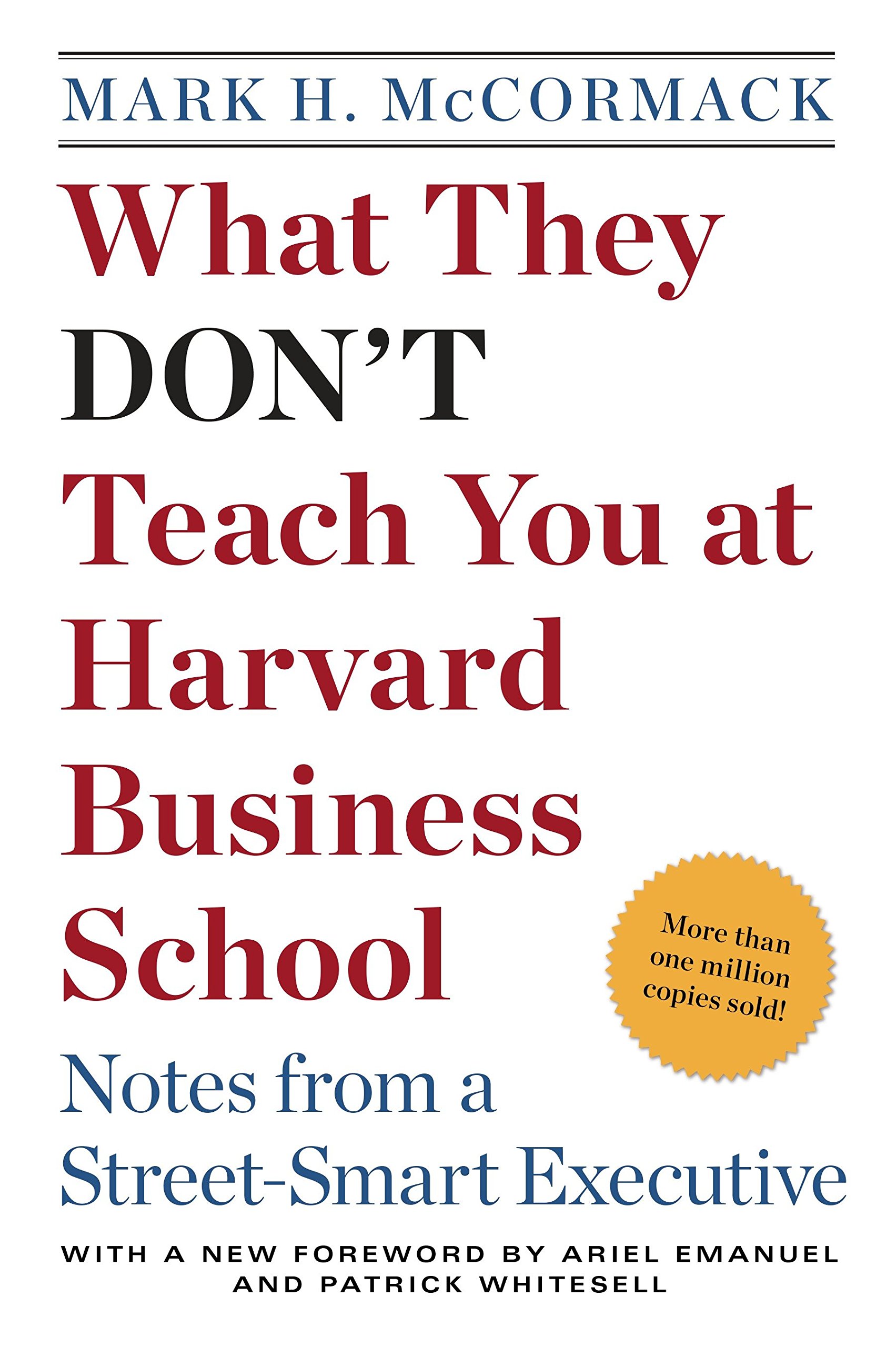 Книга «What they don't teach tou at Havard Business School»