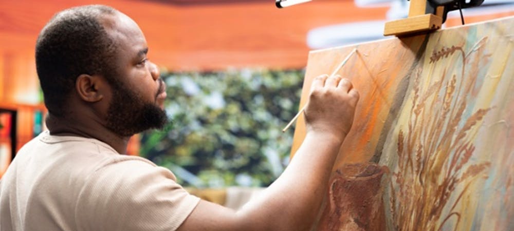 Man Painting