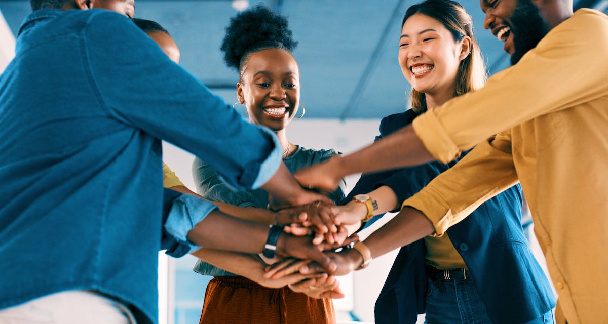 female group teamwork