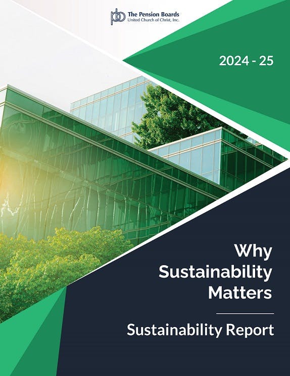 Cover of 2024-25 Sustainability Report