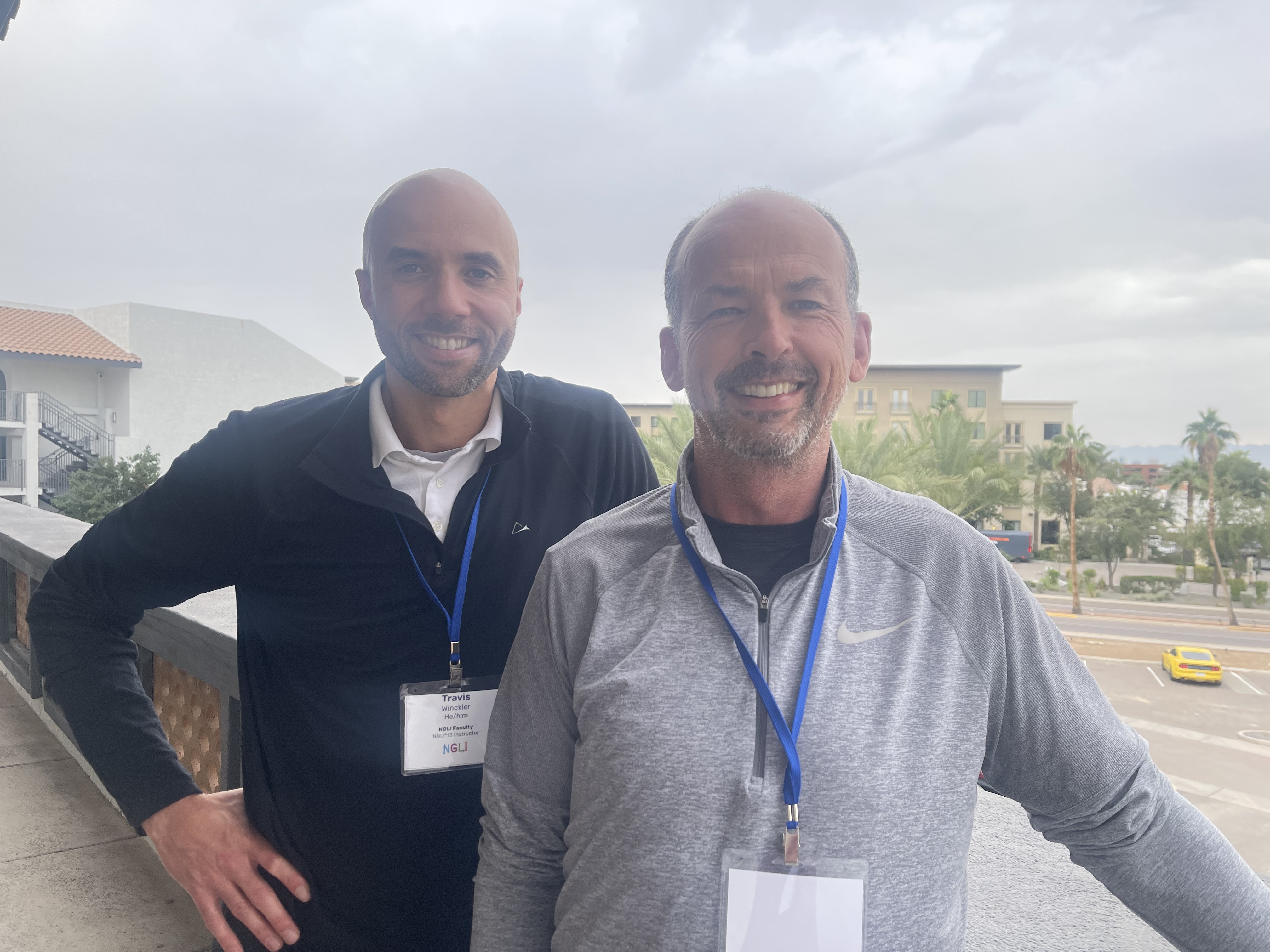 Rev. Travis Winckler and Tenneson Woolf