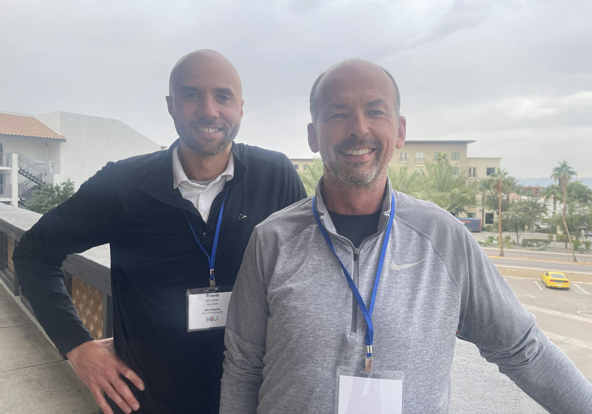 Rev. Travis Winckler and Tenneson Woolf