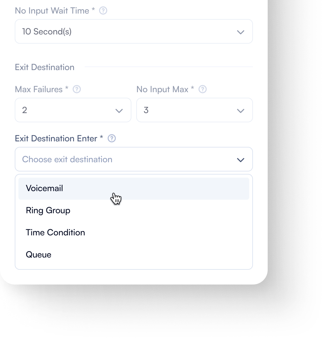 Phone auto attendant services