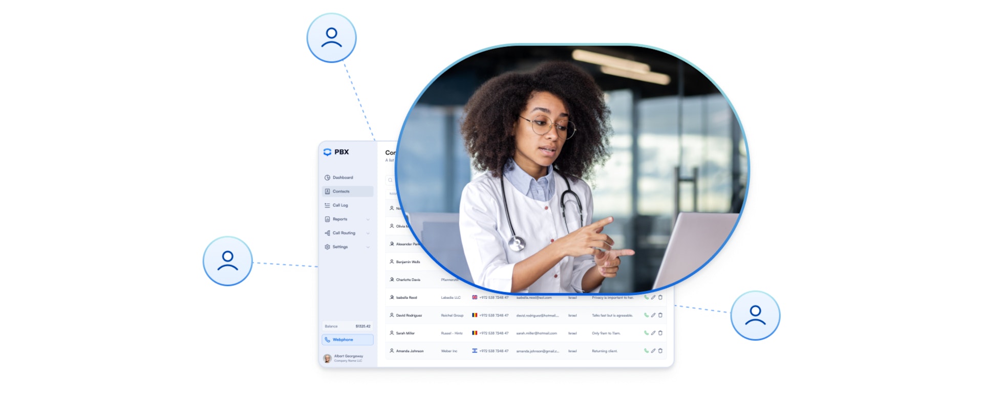 VoIP communication in healthcare