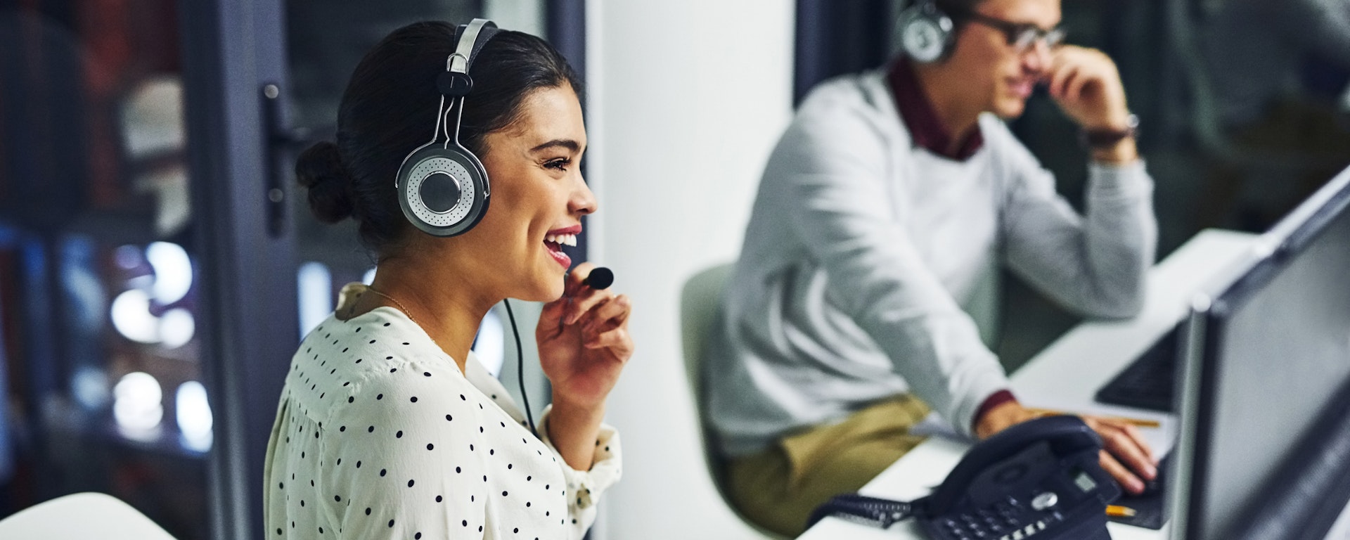 A team checking best HIPA Compliant VoIP Healthcare