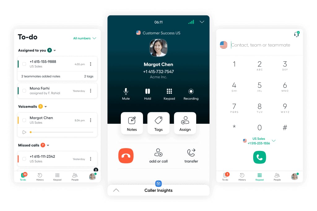 Aircall cloud-based phone system