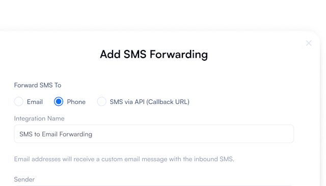forward to phone