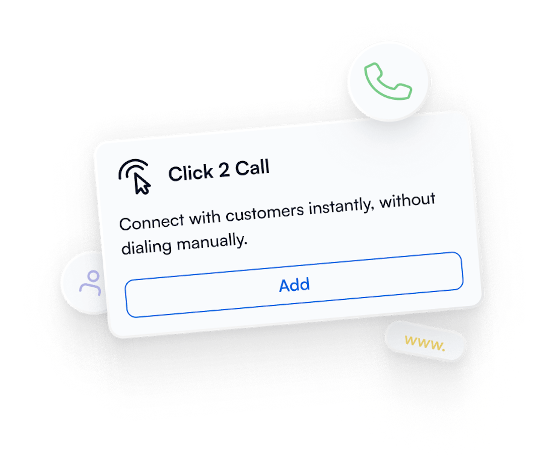 click to call feature