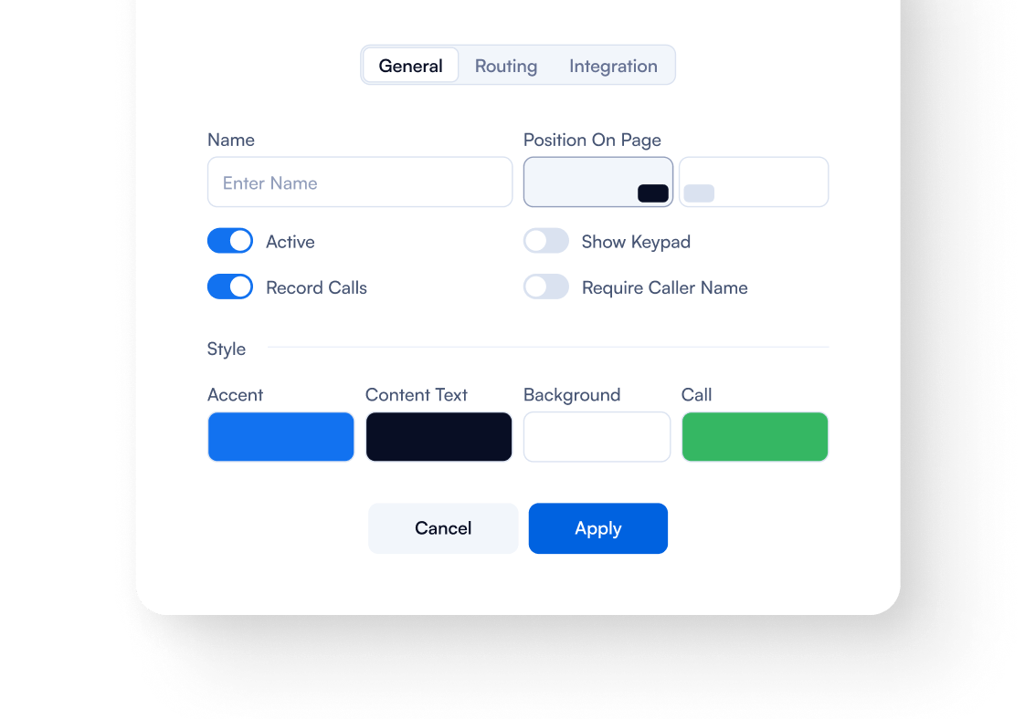personalize contact us widget image