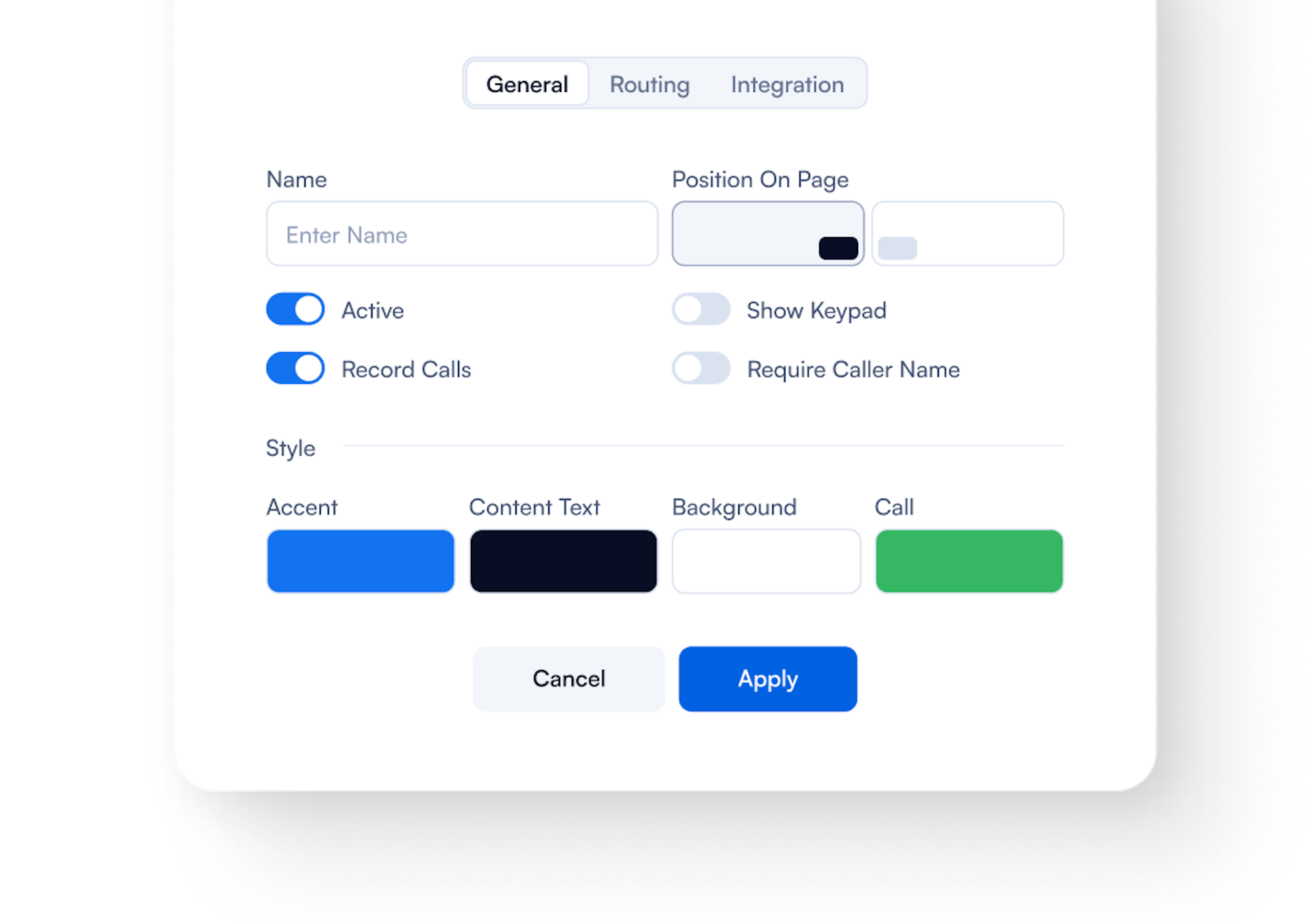 personalize contact us widget image