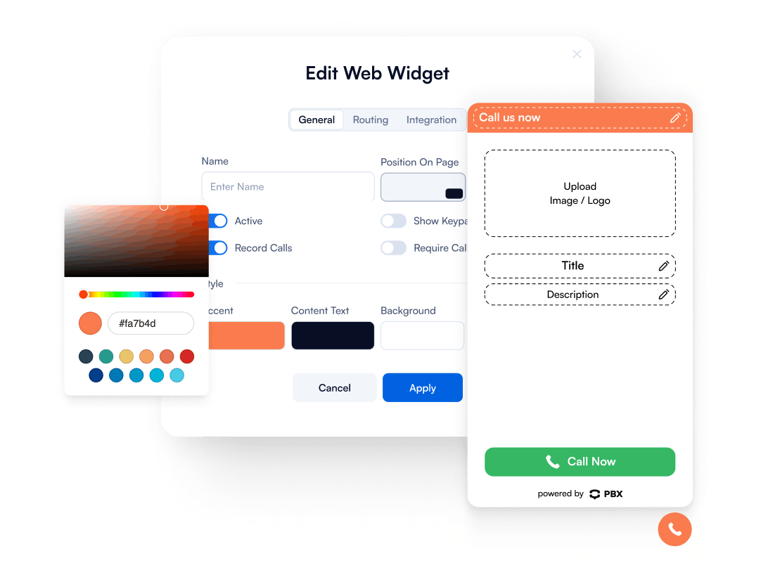 web widget desktop image