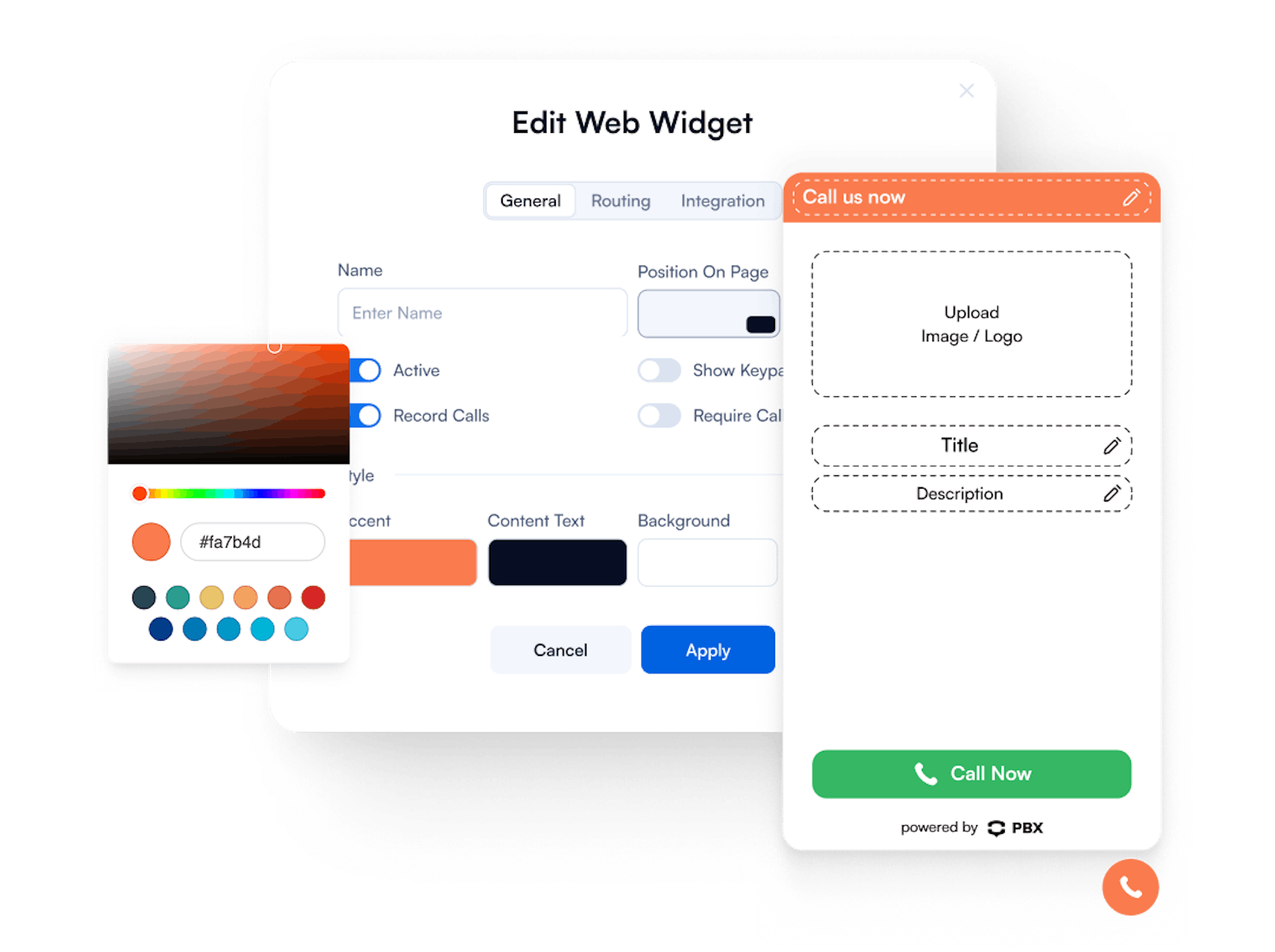 web widget desktop image