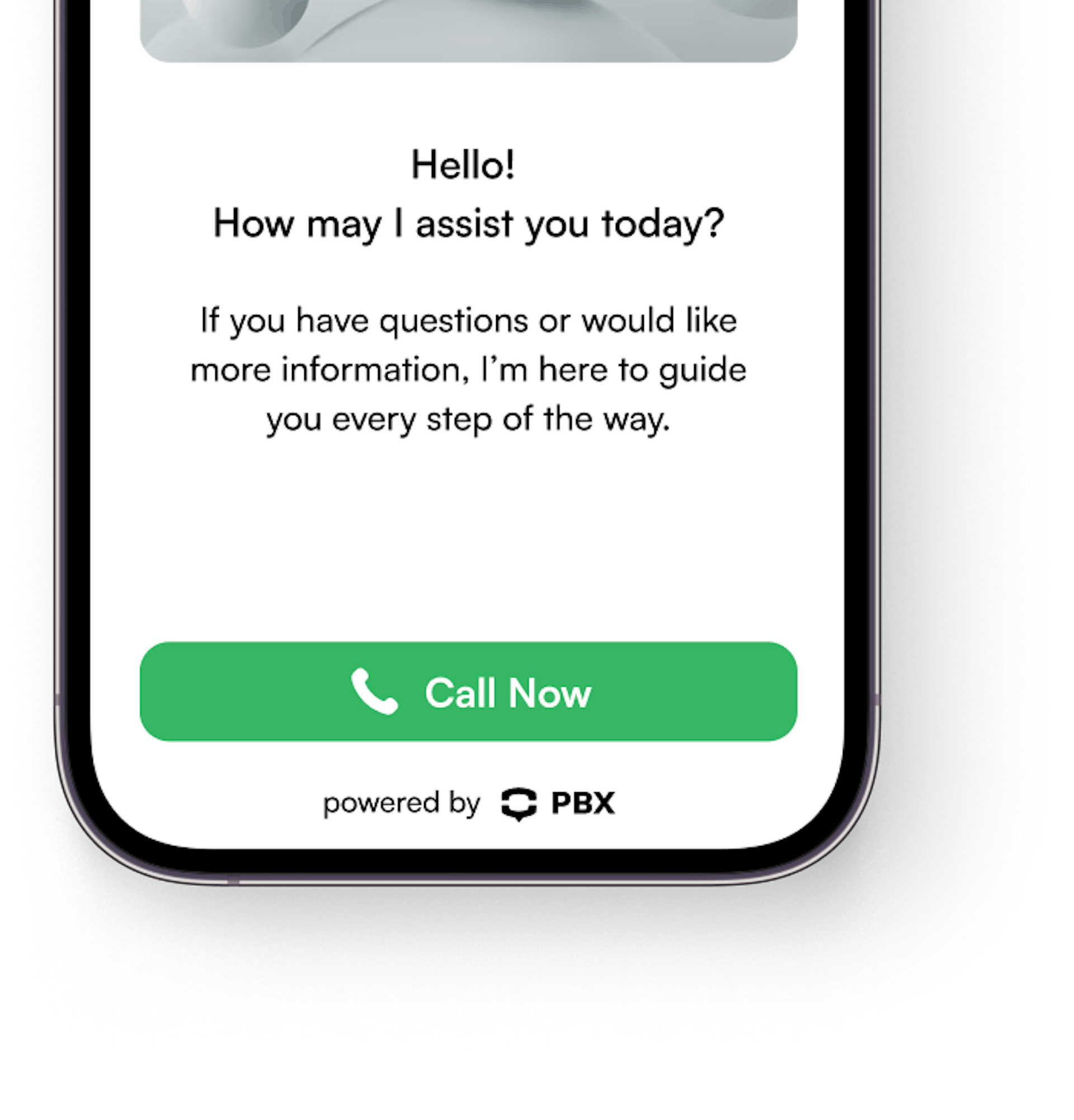 web widget mobile image