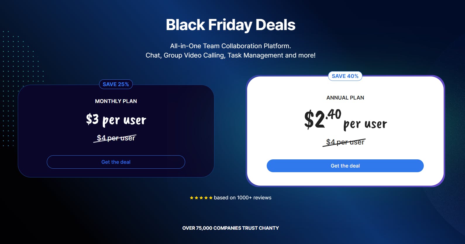 Chanty Black Friday Deal 2025