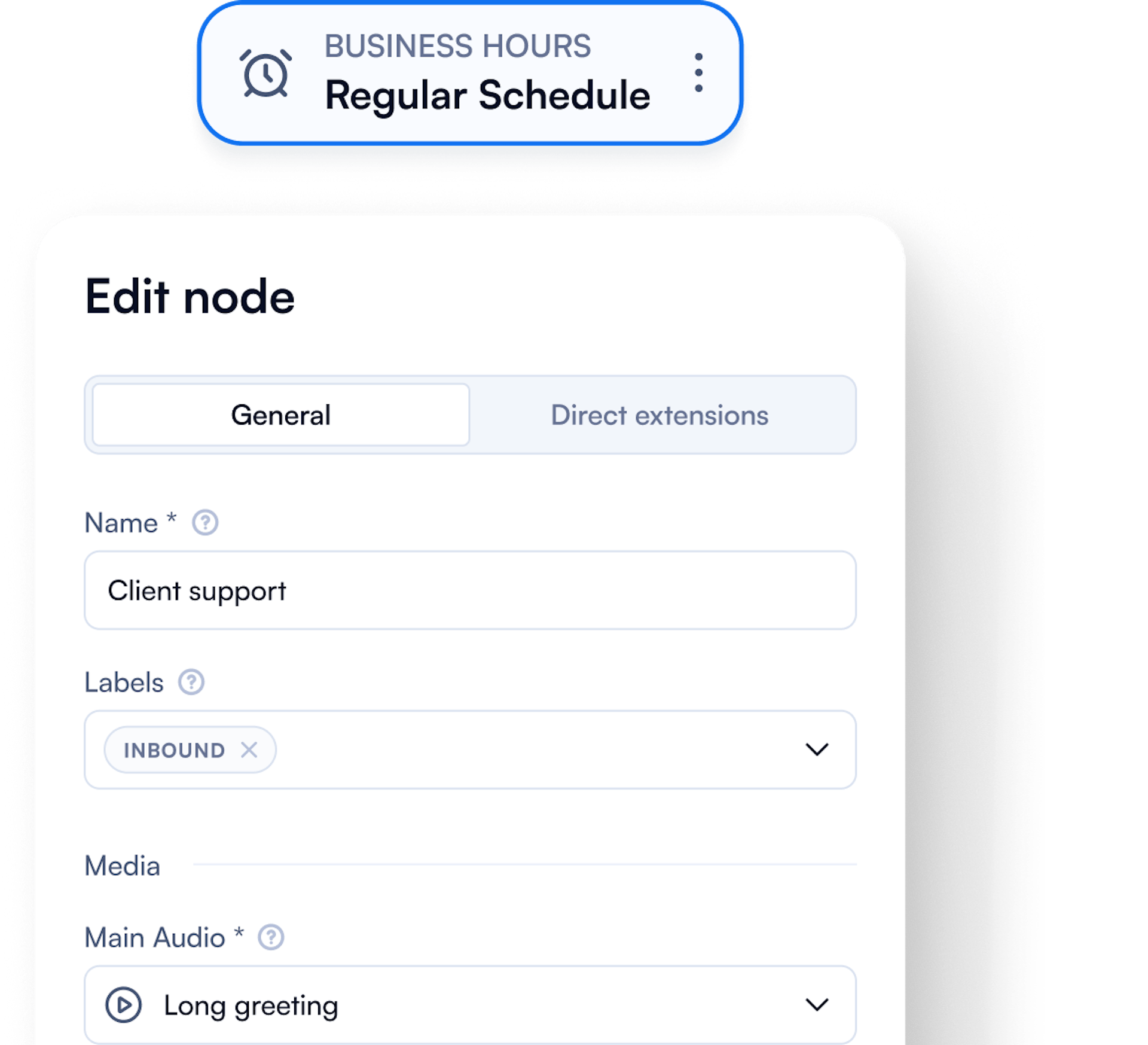 multi level auto attendant