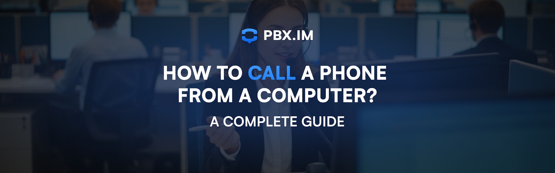 Call phone from computer hero image