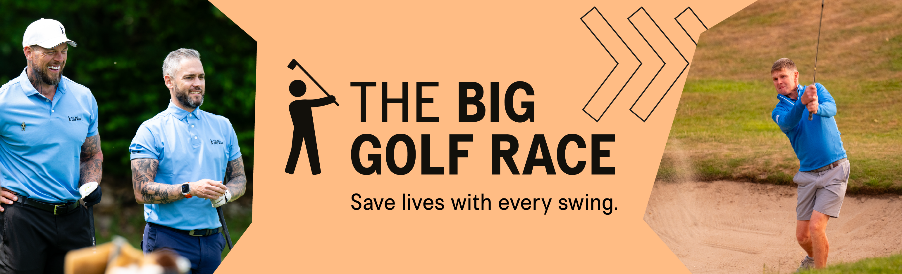 The Big Golf Race Save lives with every swing