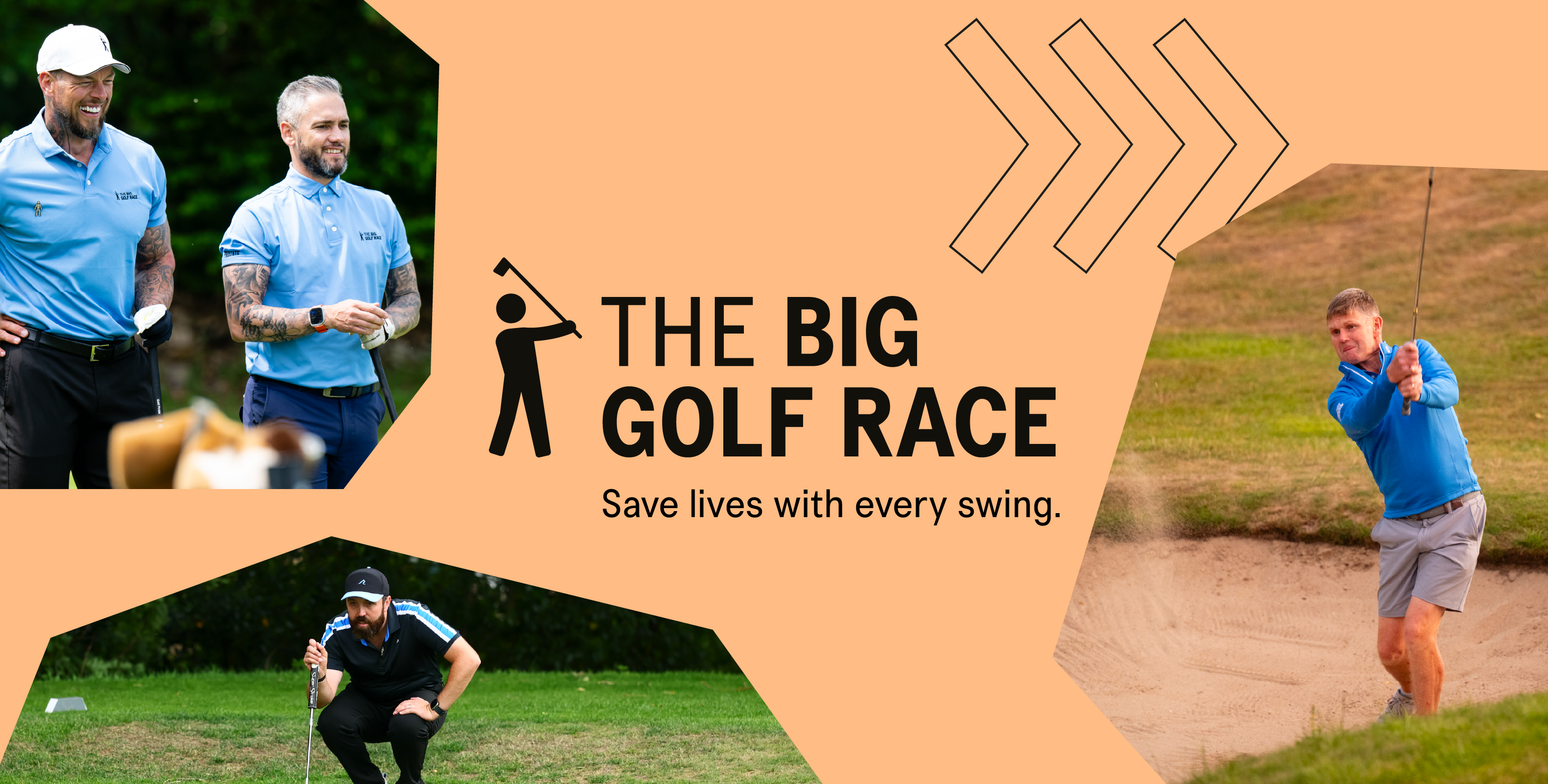 The Big Golf Race Save lives with every swing