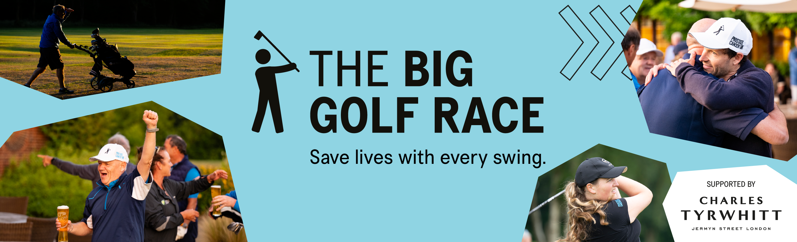 The Big Golf Race Save lives with every swing