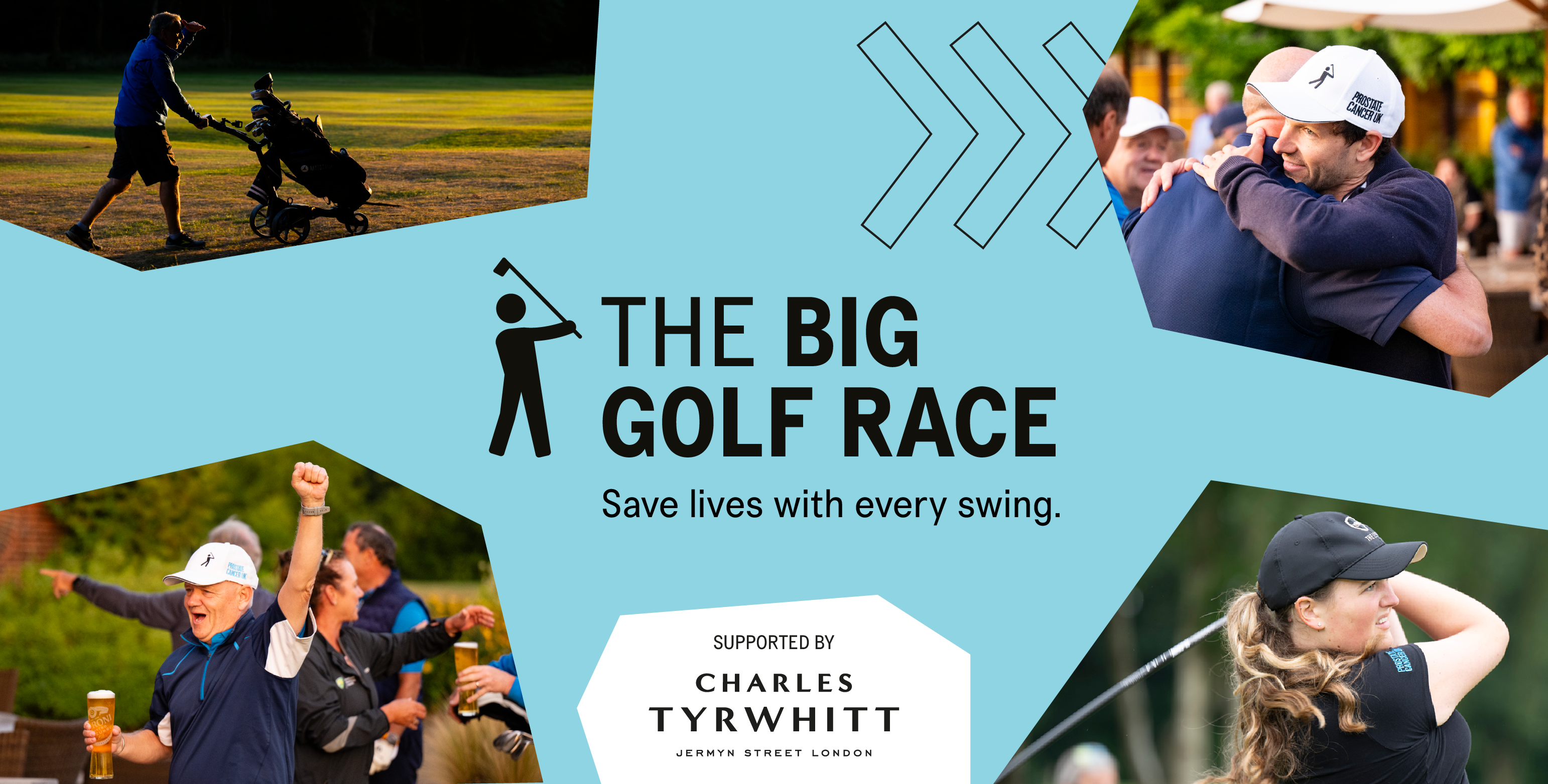 The Big Golf Race Save lives with every swing