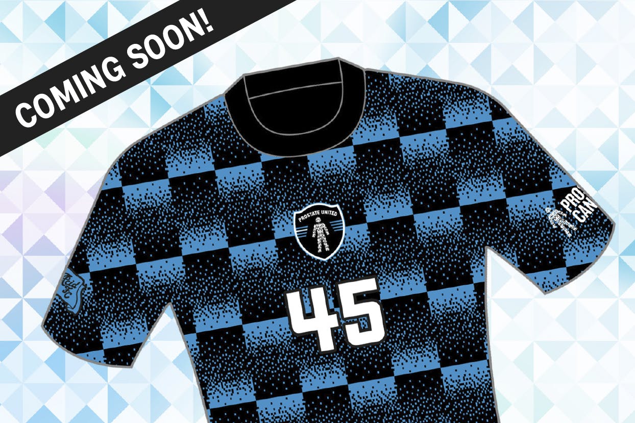 Black and blue football jersey