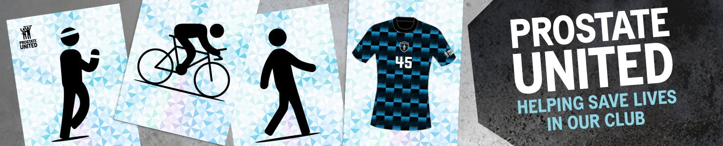 Prostate United. Helping save lives in our club.