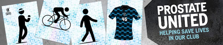 Prostate United. Helping save lives in our club.