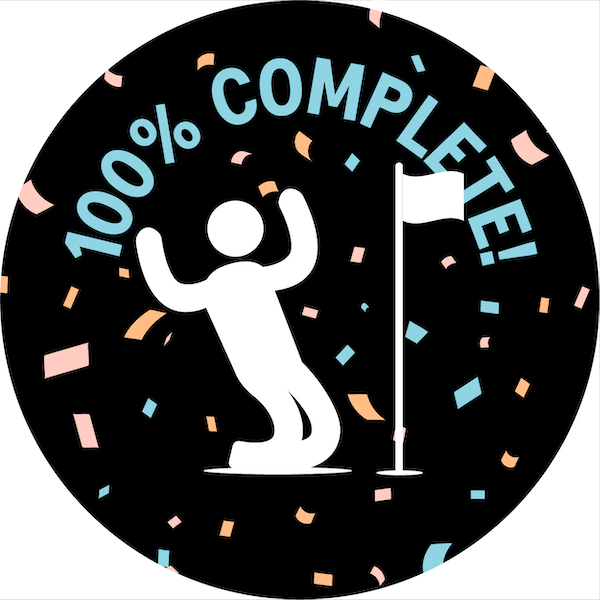 100% complete