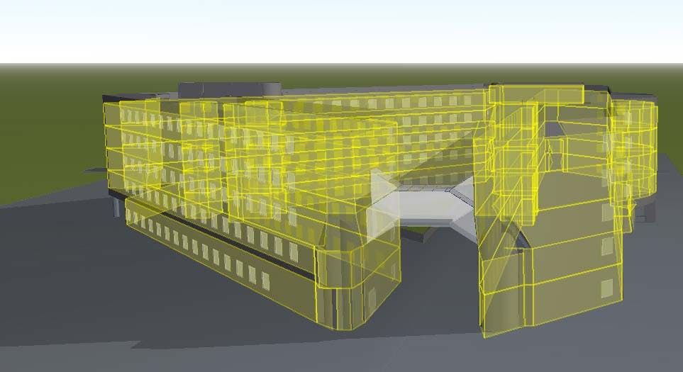 Modélisation d'un bâtiment avec la technologie BIM