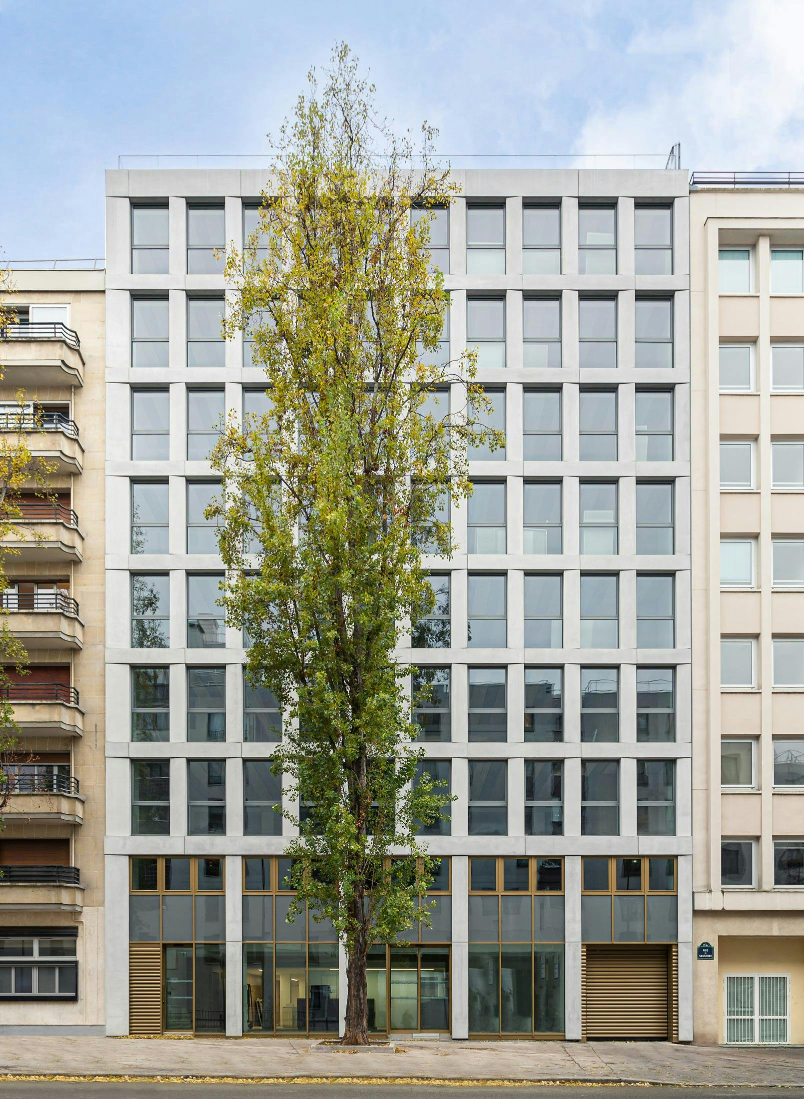 Saussure : réhabilitation d'un immeuble de bureaux à Paris 17ème, France