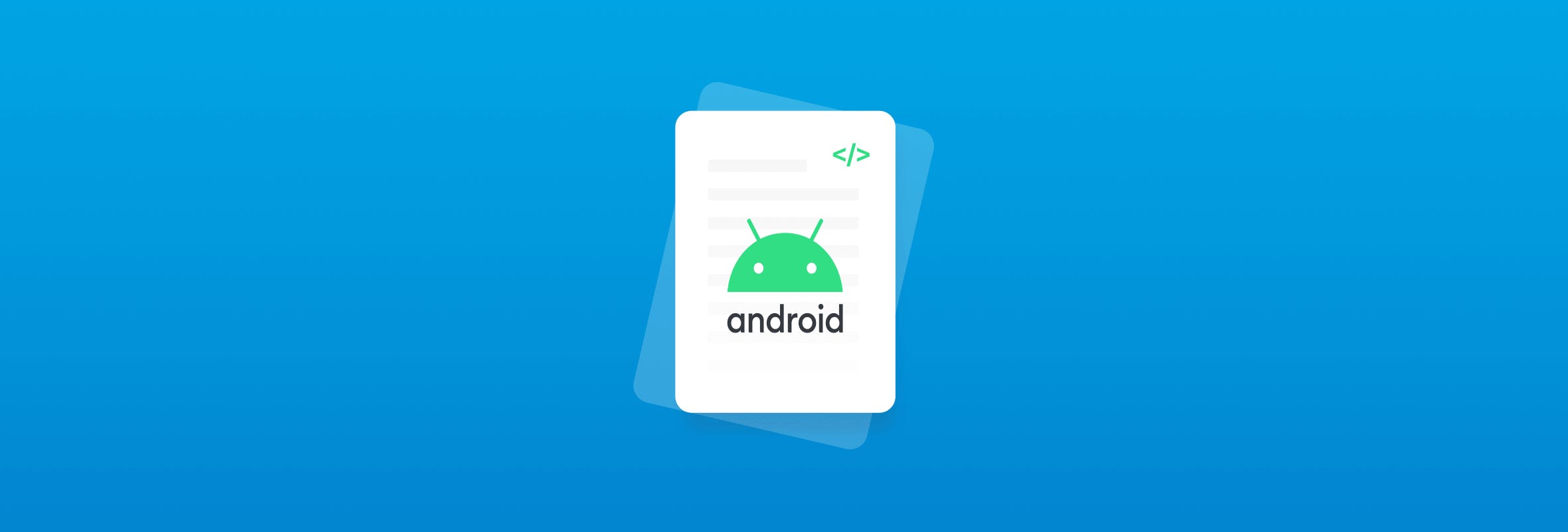 Android blog banner hero image
