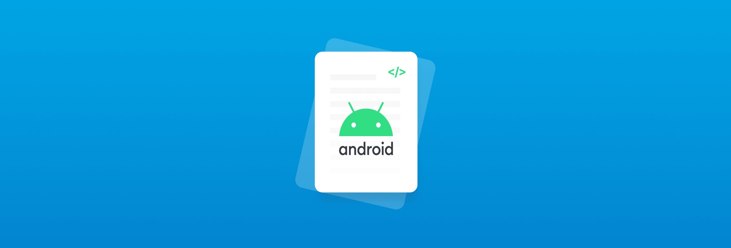 Android blog banner hero image