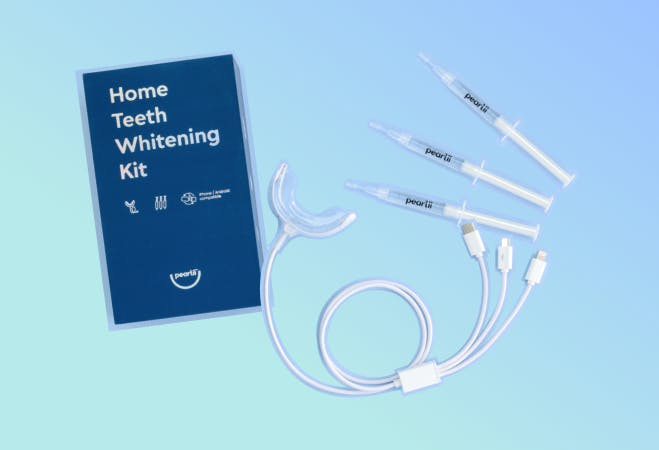 A home teeth whitening kit