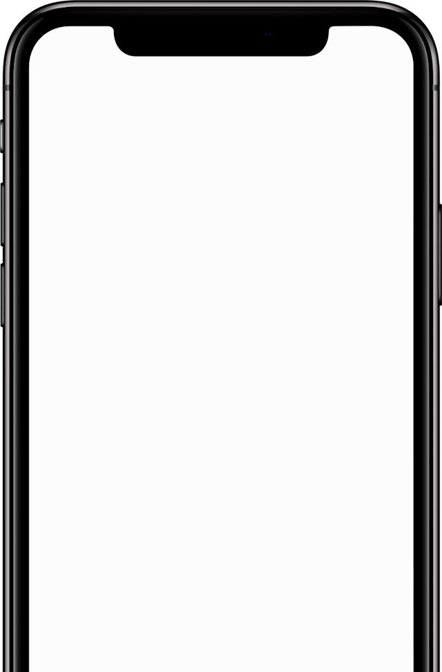 Iphone with blank screen