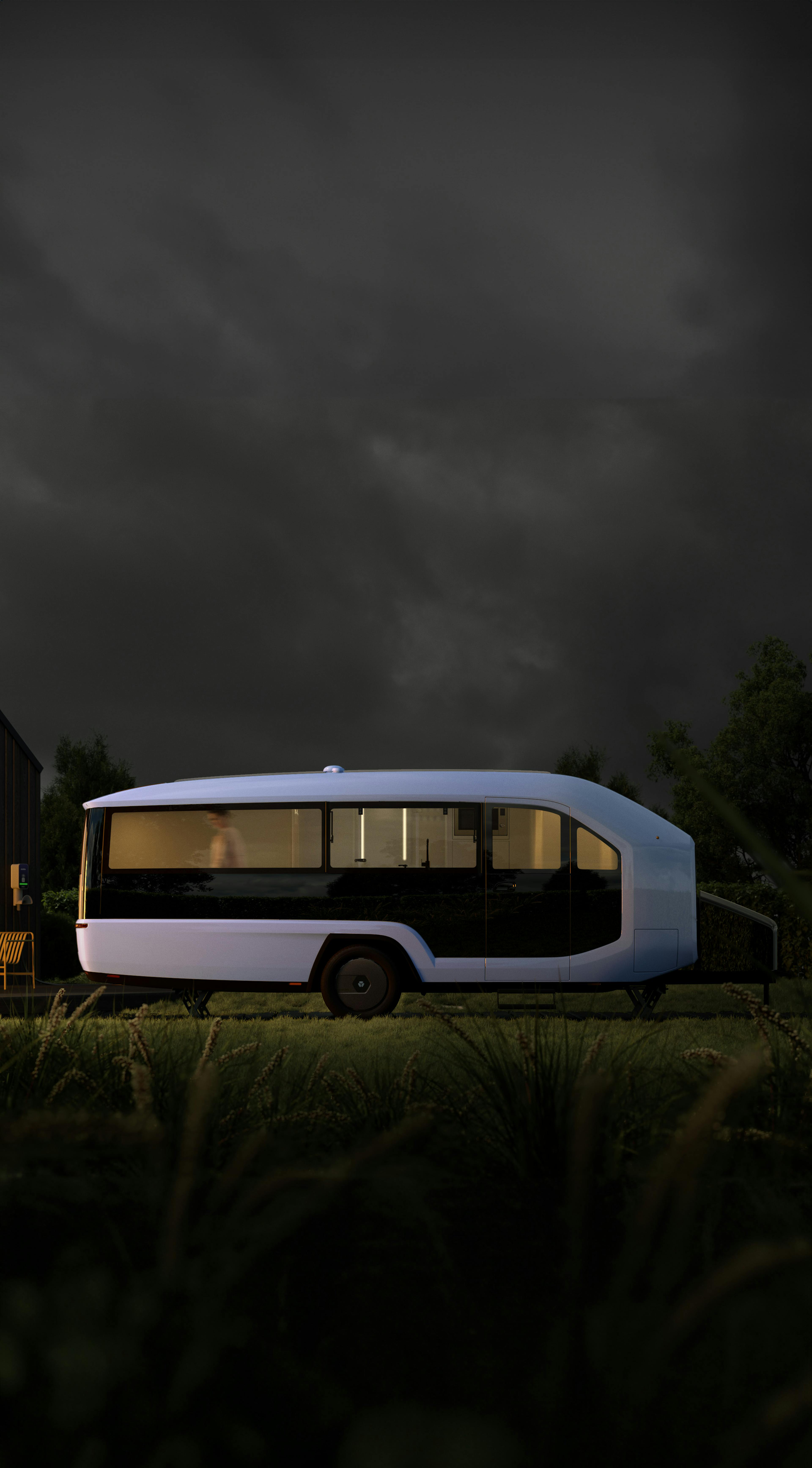 fully solar travel trailer