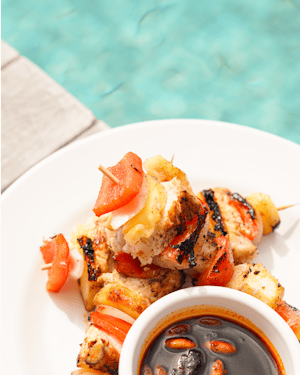 Food and drinks at Penélope Beach Club