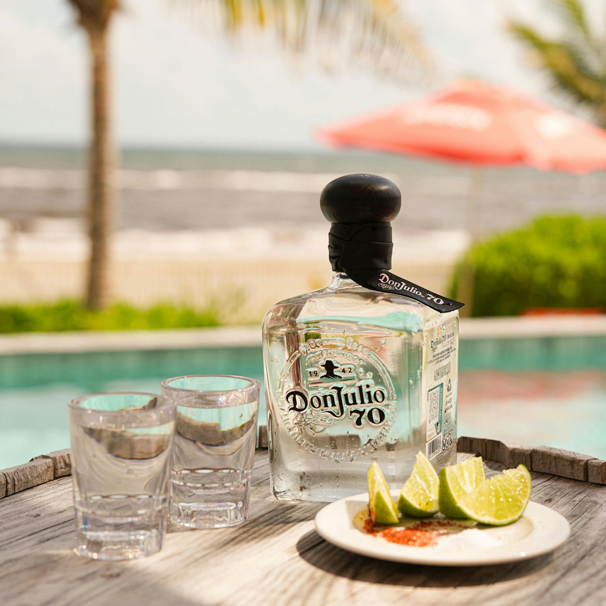 Food and drinks at Penélope Beach Club