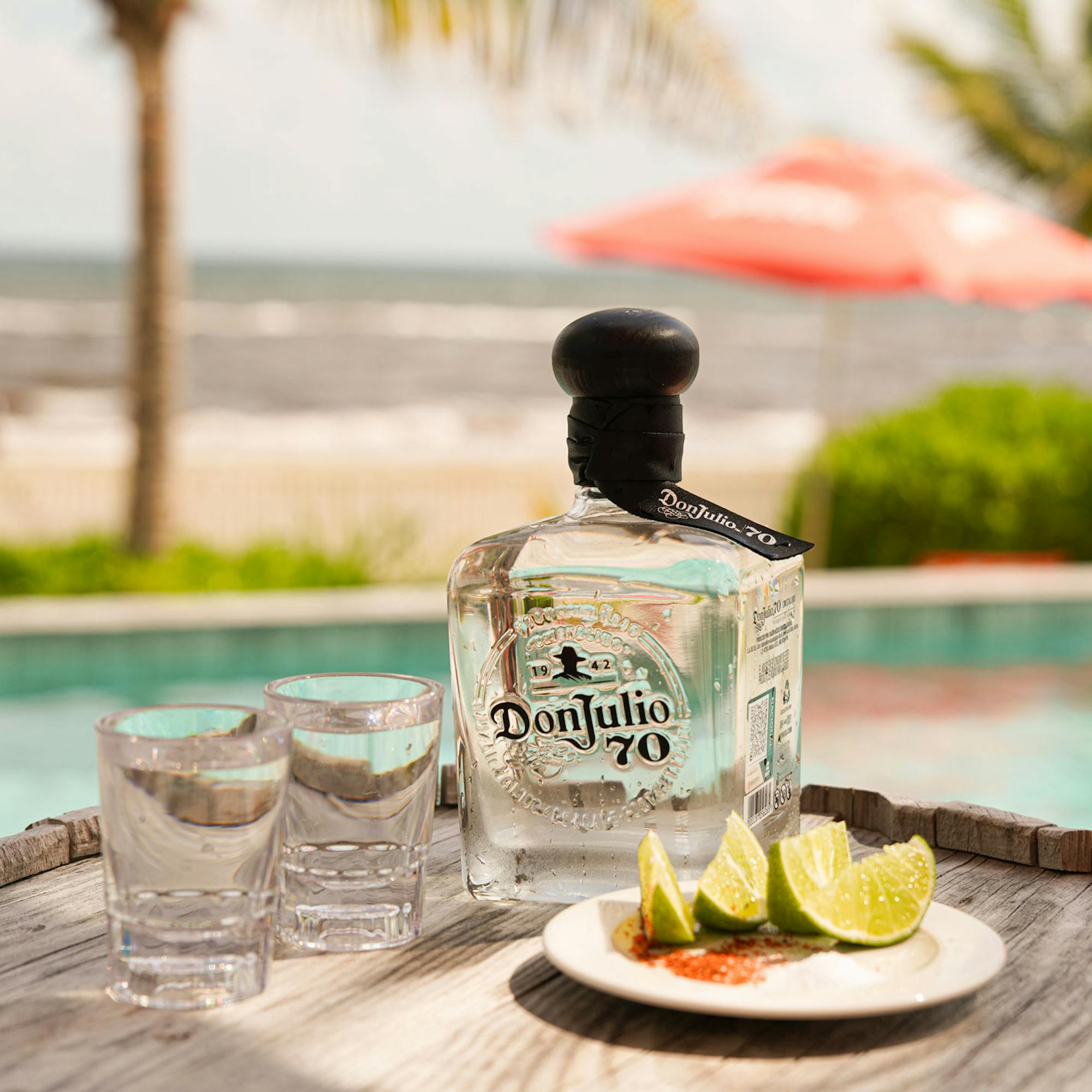 Food and drinks at Penélope Beach Club