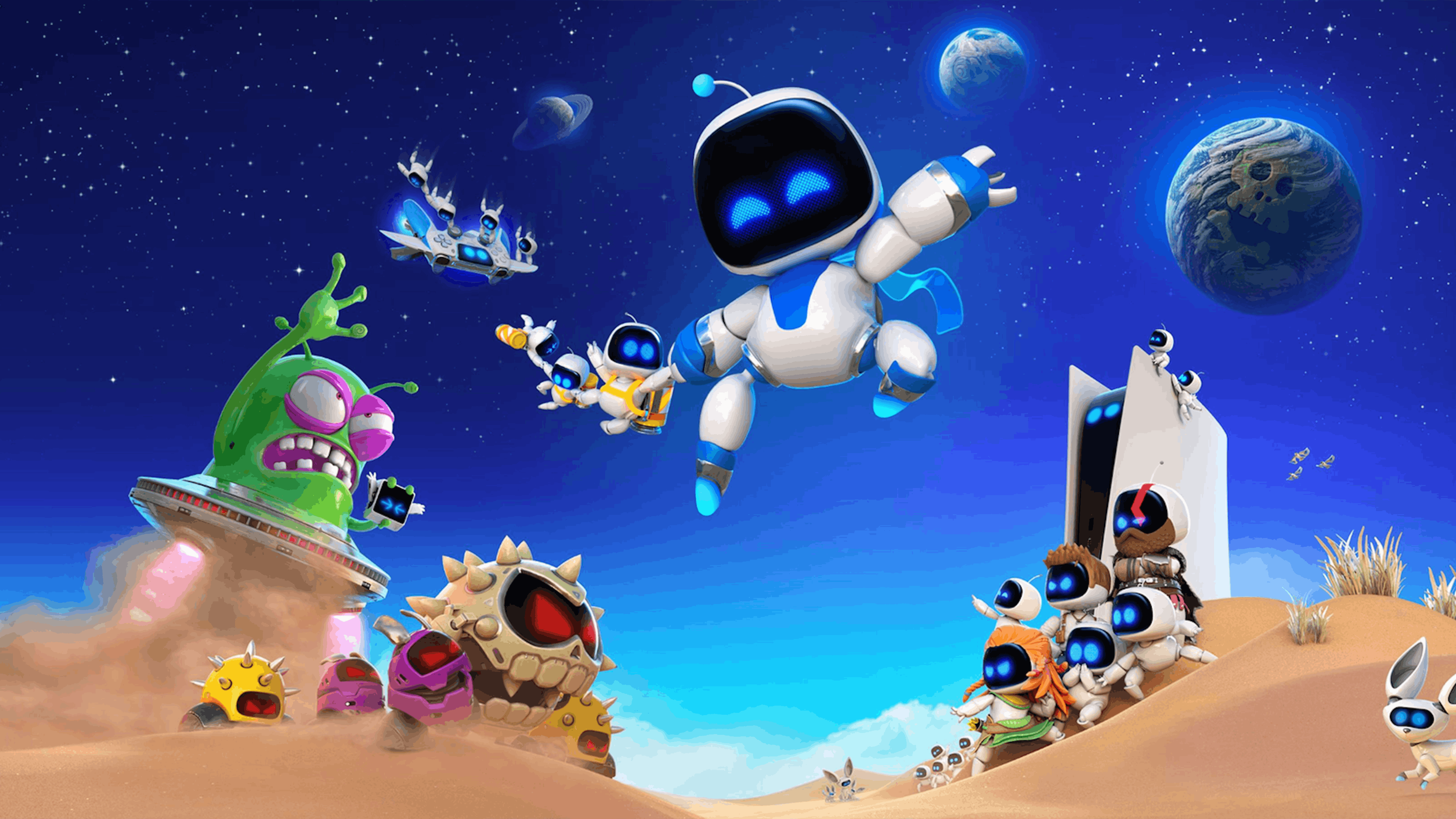 Astro Bot (2024) key art.