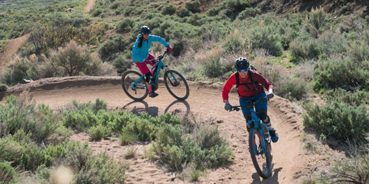 eMTB in desert setting