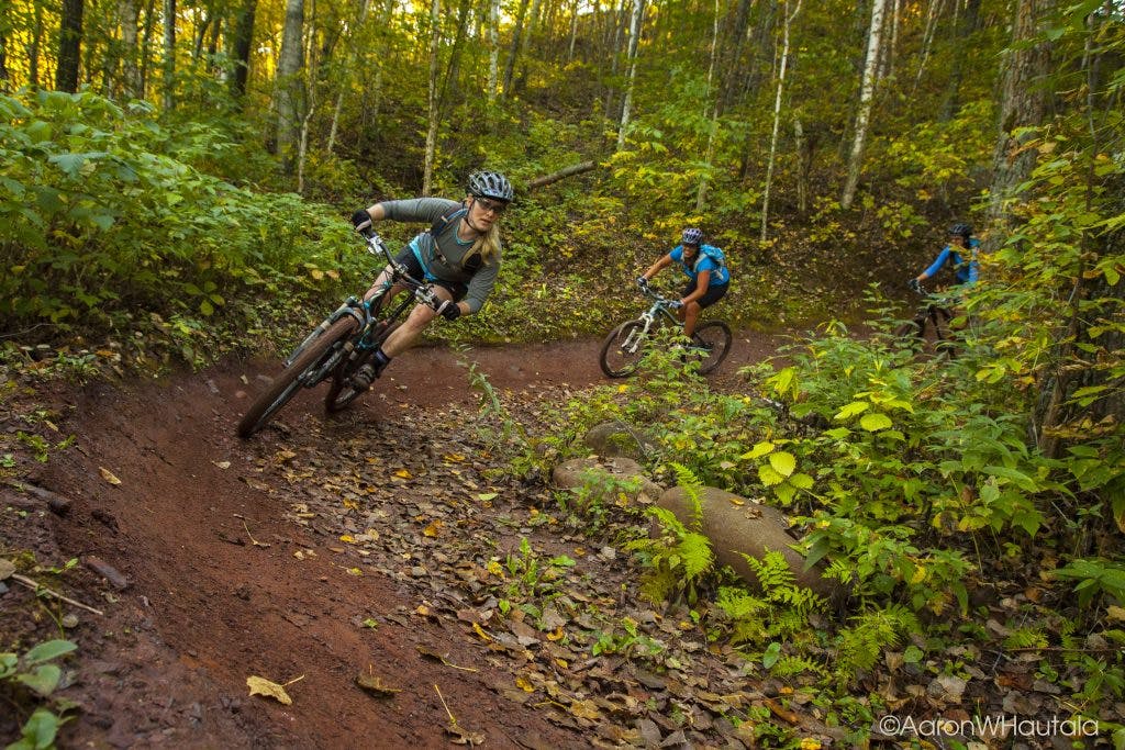 Biking in Cuyuna, Minnesota.