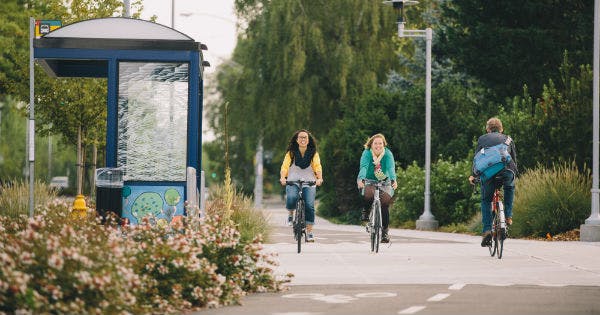 Riders in Seattle