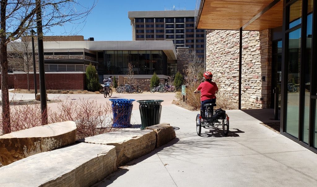 Fort Collins, Colorado e-trike demo. 