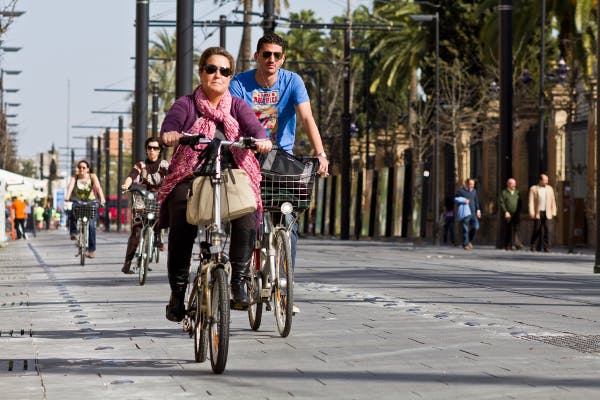 Bikers in Sevilla