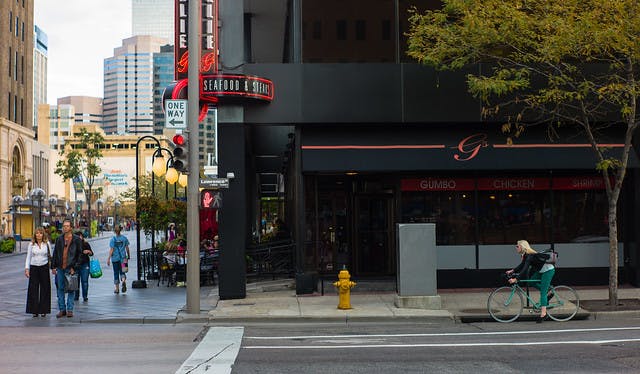 Bikeability: Denver’s new economic development tool. Photo by Andrew Catellier (Flickr).