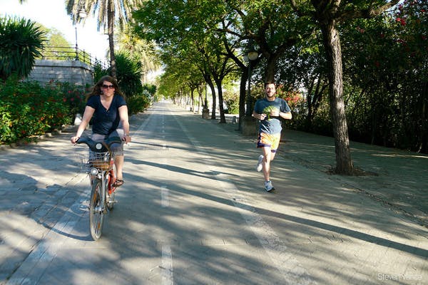 Biking in Sevilla